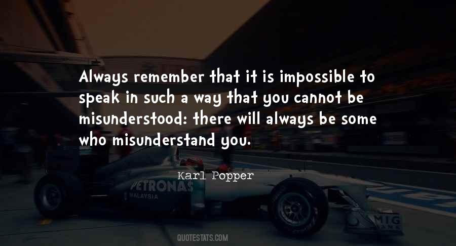 Quotes About Misunderstand #140996