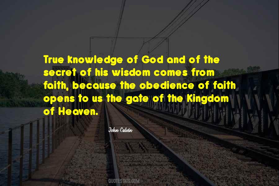 Knowledge From God Quotes #1189402