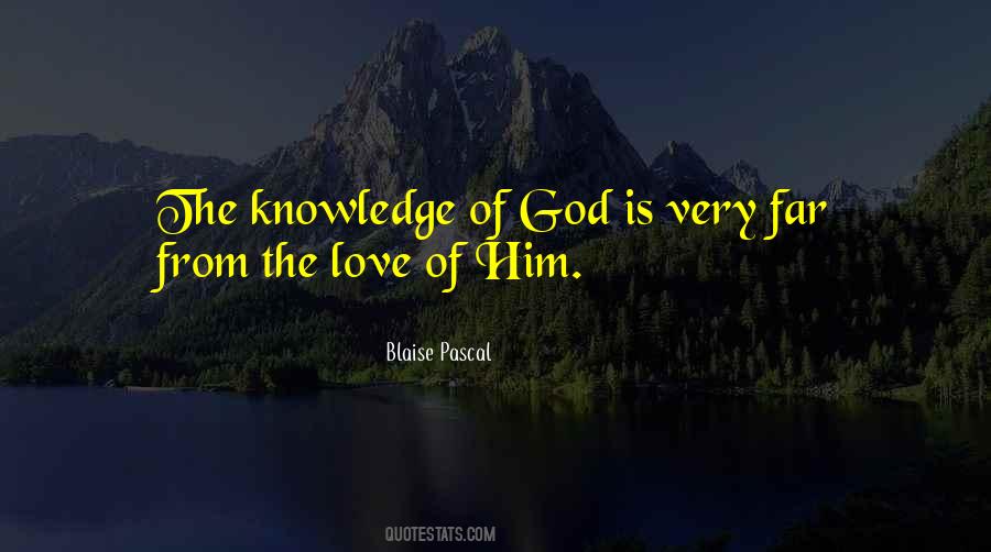 Knowledge From God Quotes #1688978