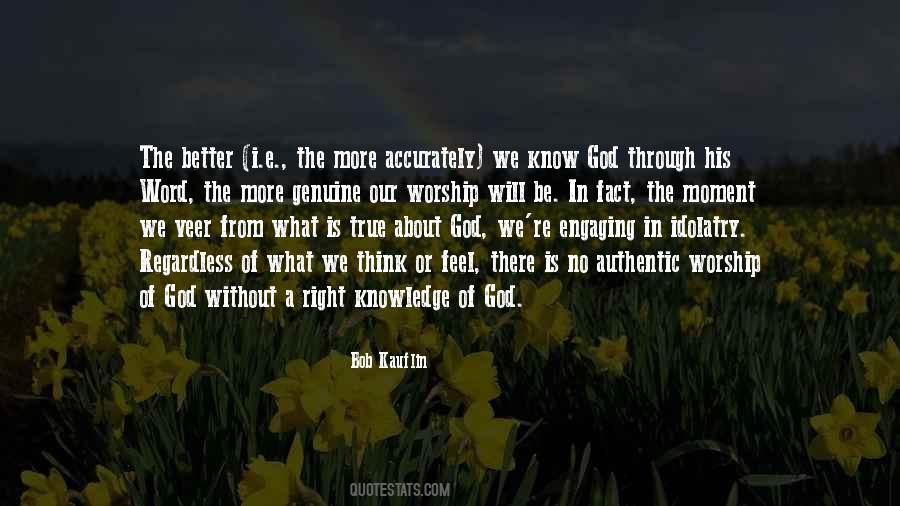 Knowledge From God Quotes #681949