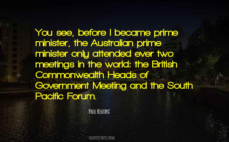 Australian Prime Minister Quotes #1217070