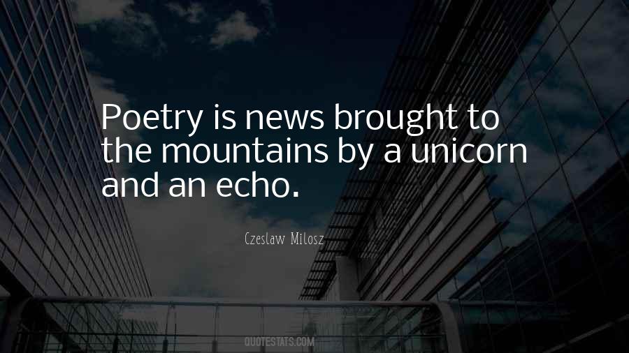 Milosz Poetry Quotes #1663782
