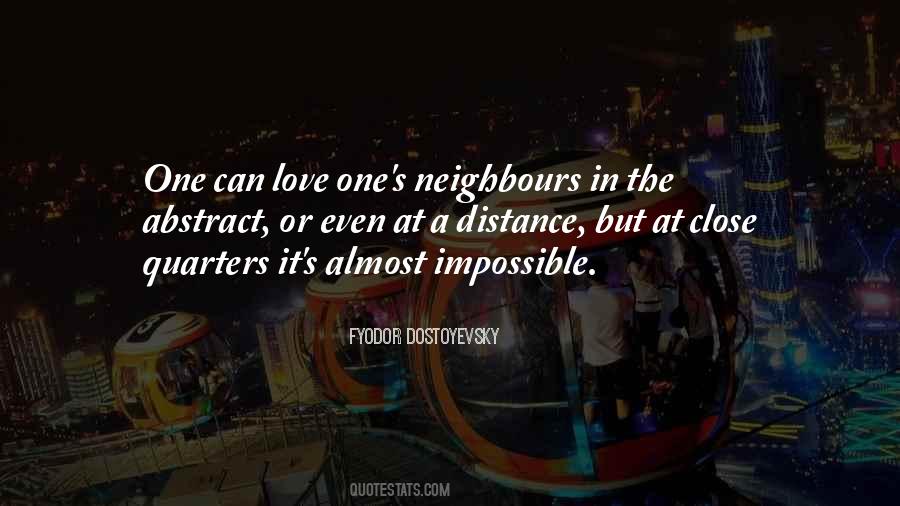 Neighbor Love Quotes #728764