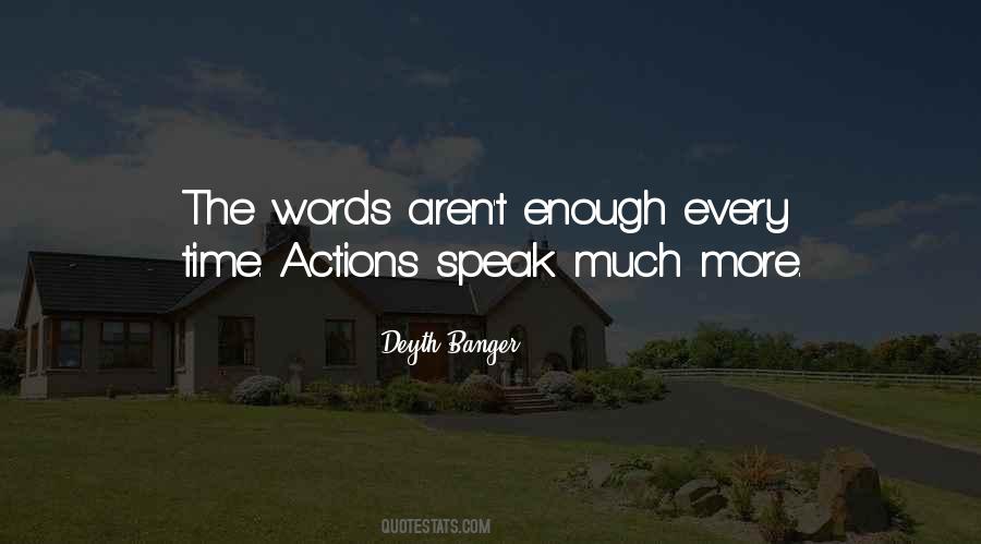 Action Words Quotes #176326