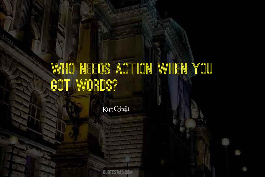 Action Words Quotes #19219