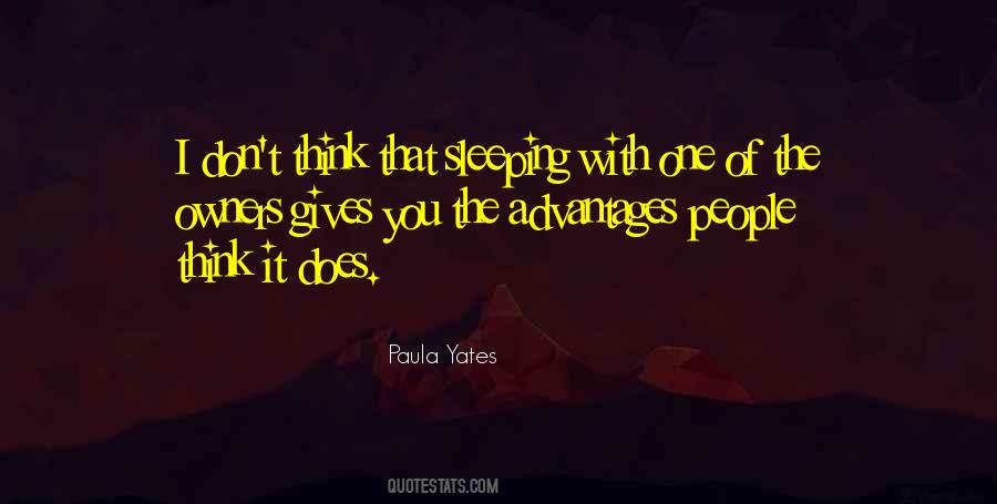 Advantages People Quotes #1253445