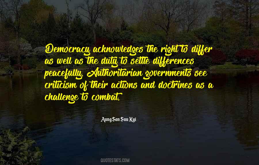 Authoritarian Government Quotes #1120319