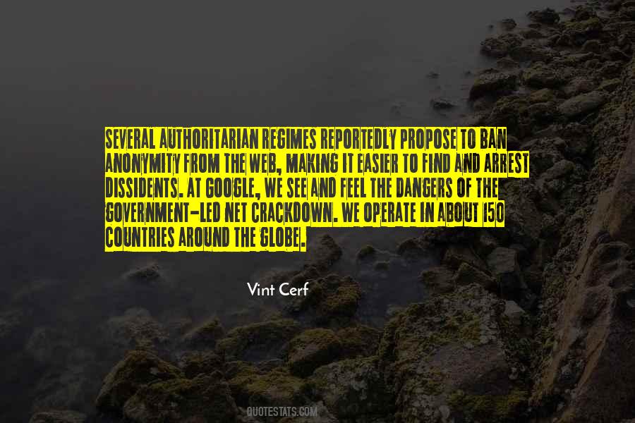 Authoritarian Government Quotes #734791