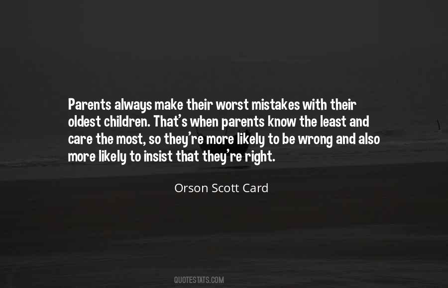 Quotes About Mistakes Parents Make #1045079