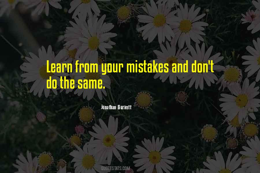 Quotes About Mistakes Learning #497544