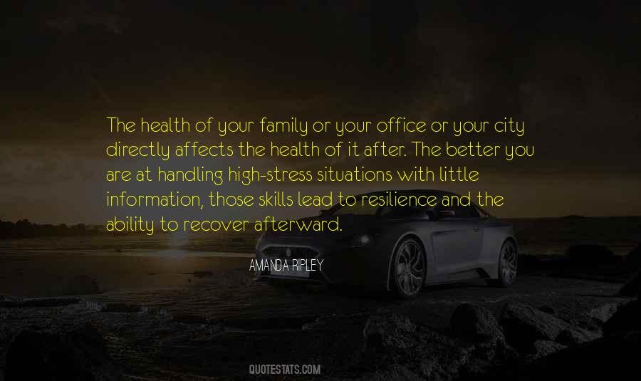 Family And Health Quotes #460116