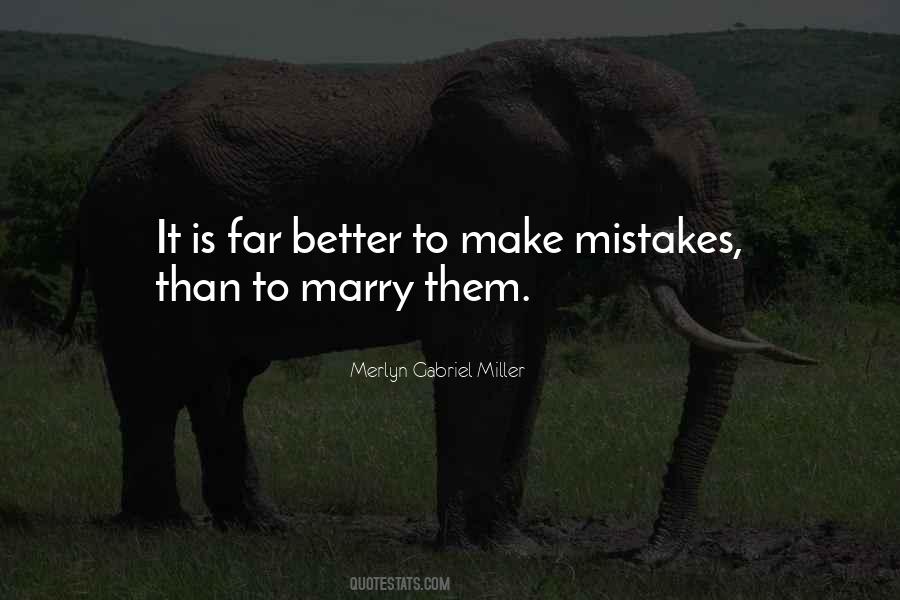 Quotes About Mistakes In Marriage #1425700