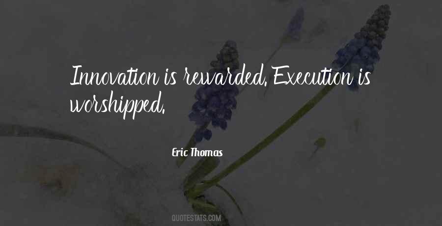 Innovation Execution Quotes #996647