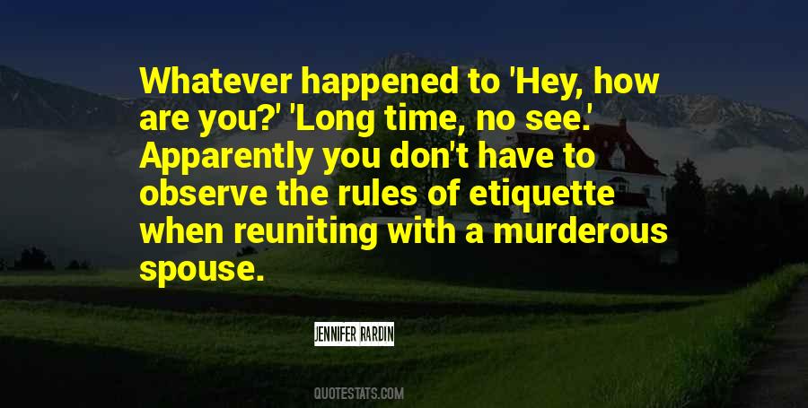 Etiquette Rules Quotes #1132914