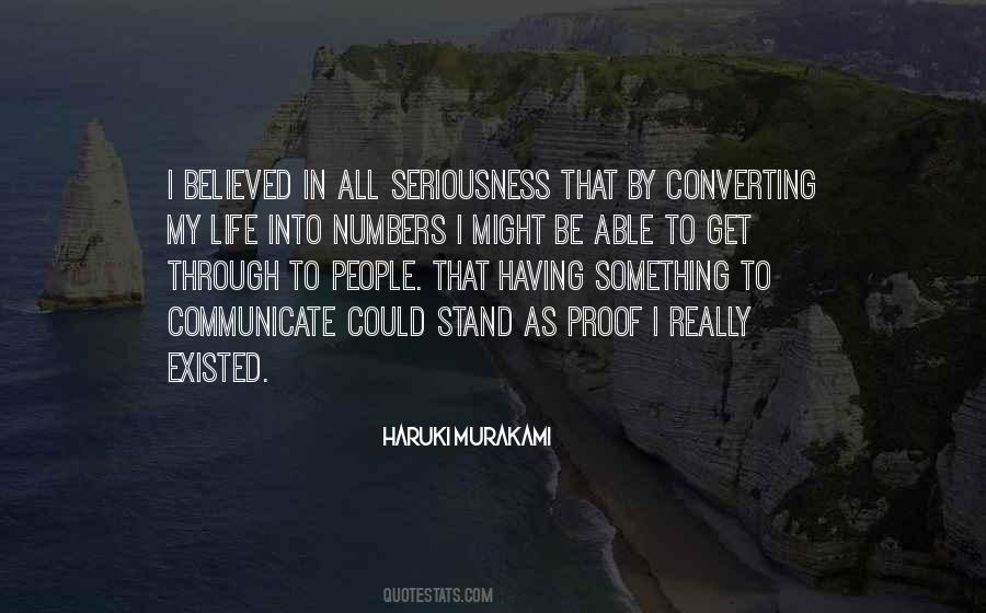 Life Murakami Quotes #40096