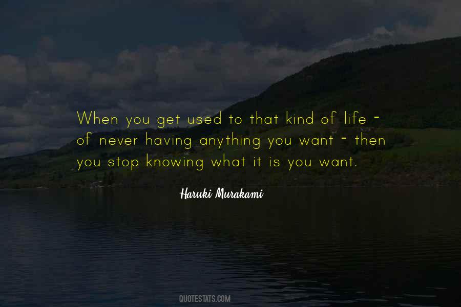 Life Murakami Quotes #598145