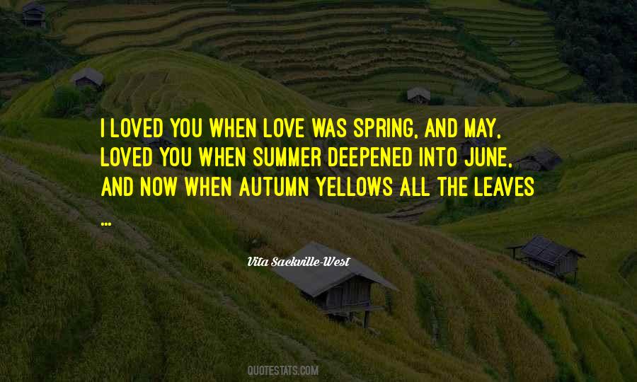 Autumn And Spring Quotes #78943