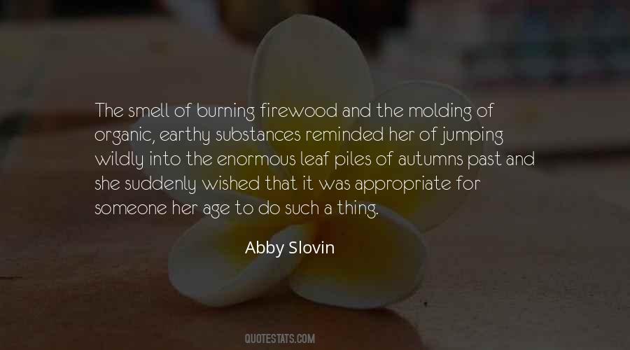 Autumn Smell Quotes #1788150