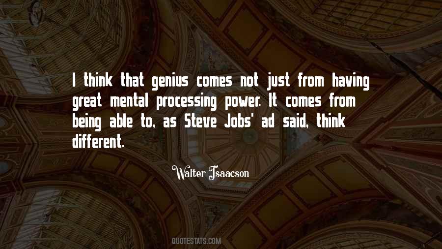 Being Genius Quotes #1413393
