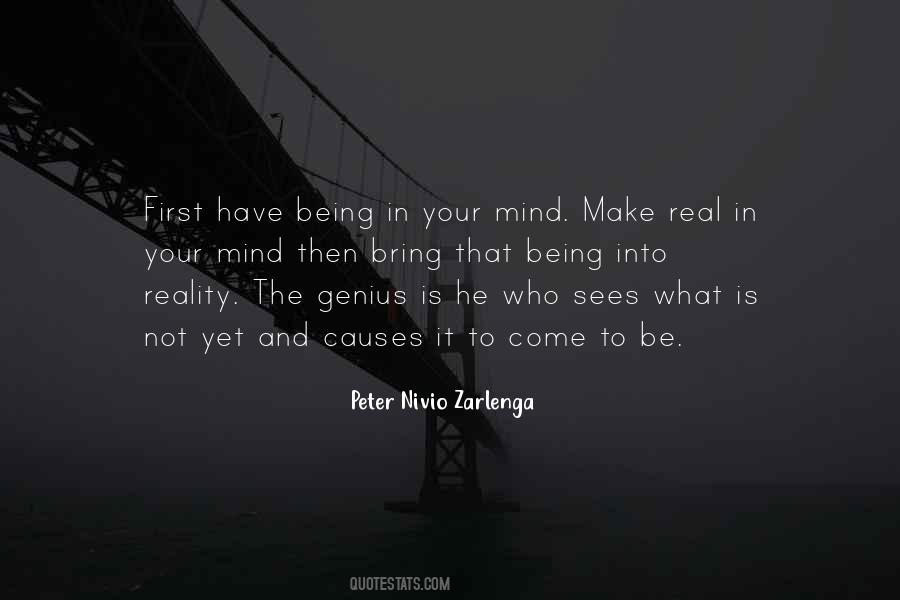 Being Genius Quotes #1438487