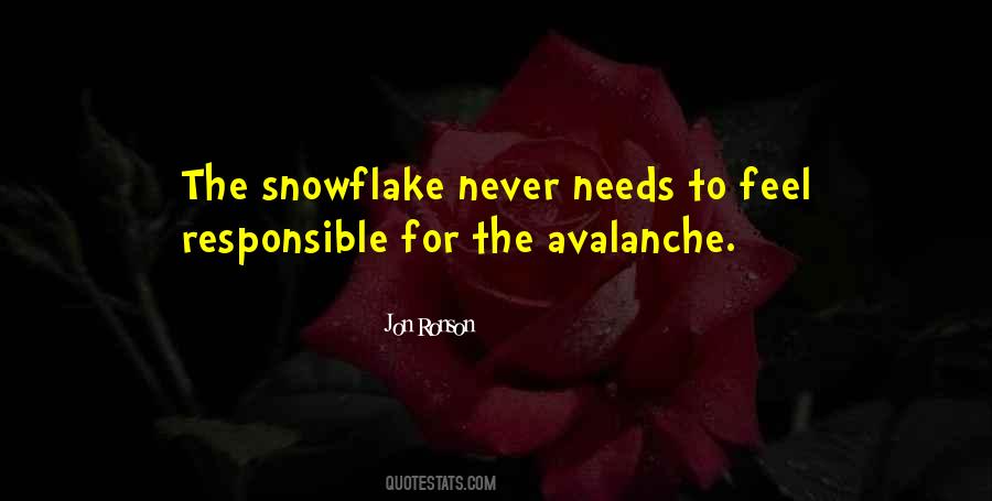 Avalanche Quotes #1034544
