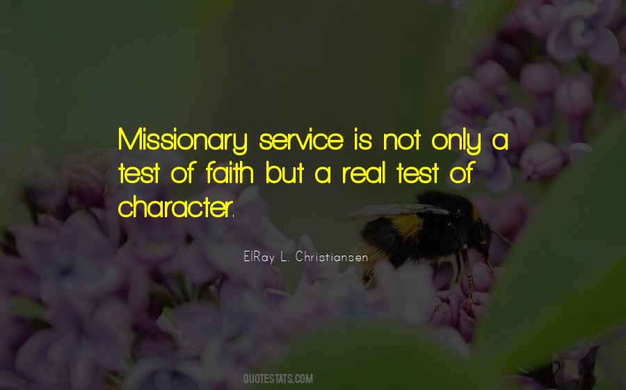 Quotes About Missionary Service #437719