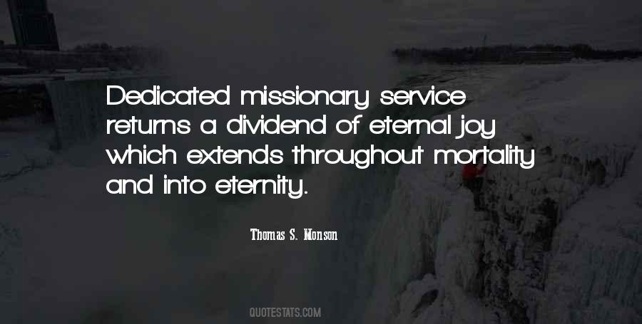 Quotes About Missionary Service #675260