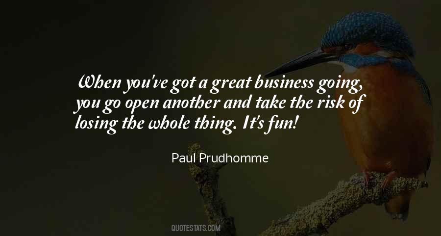 Business Risk Quotes #1272603