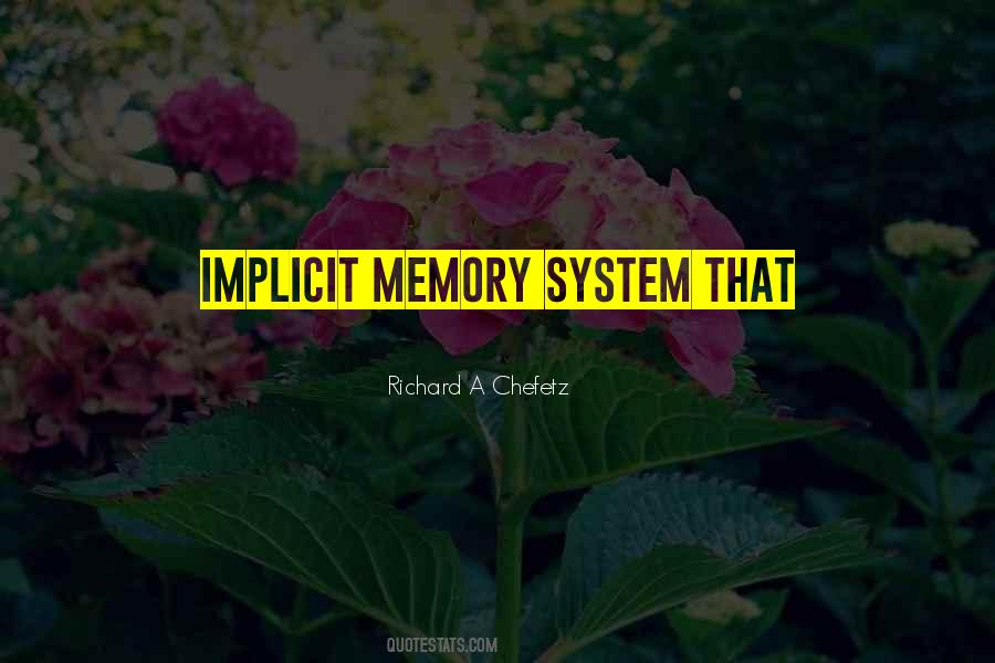 Implicit Memory Quotes #373529