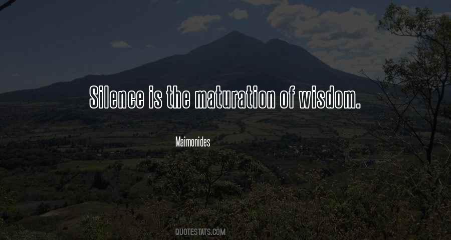 Quotes About The Wisdom Of Silence #383095