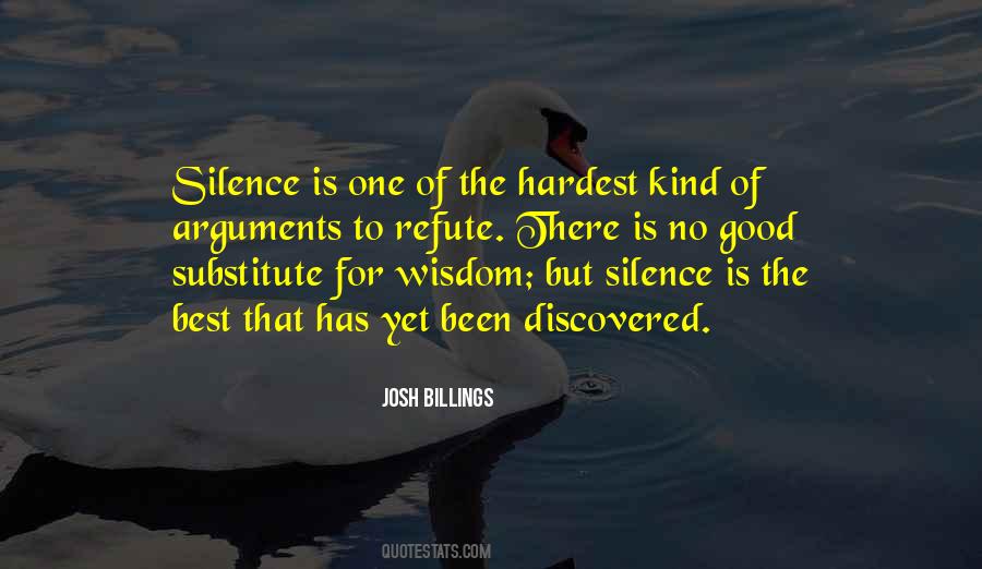 Quotes About The Wisdom Of Silence #417374