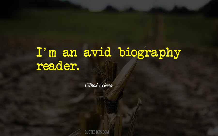 Avid Reader Quotes #1091310