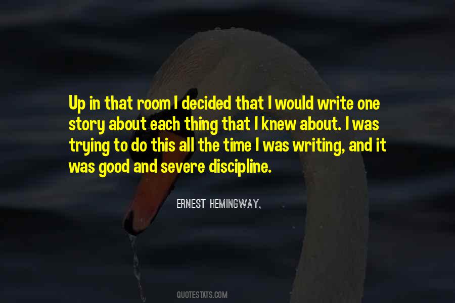 Writing By Hemingway Quotes #155839