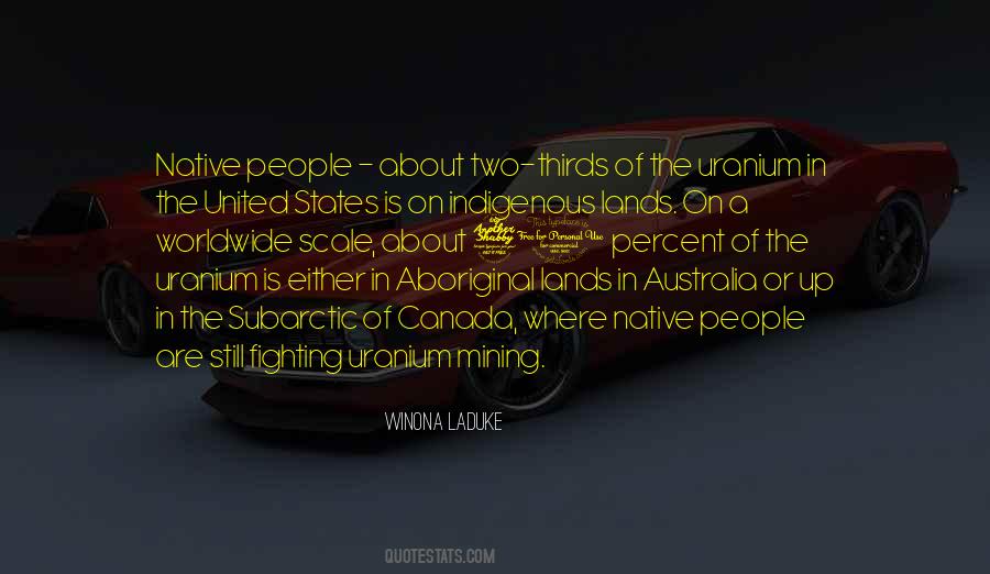 Aboriginal People Quotes #865964