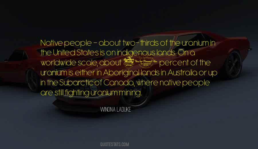 Aboriginal People Quotes #865964