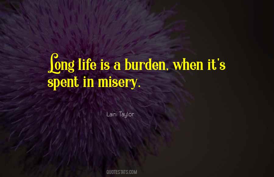 Life S Misery Quotes #64650