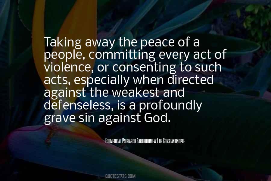 People Of Violence Quotes #68981
