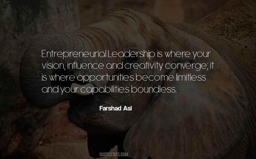 Entrepreneurial Leadership Quotes #1745817