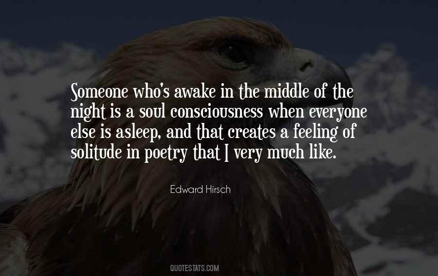 Awake In The Middle Of The Night Quotes #1413101