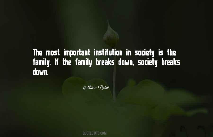 Family Is The Most Important Quotes #1489468