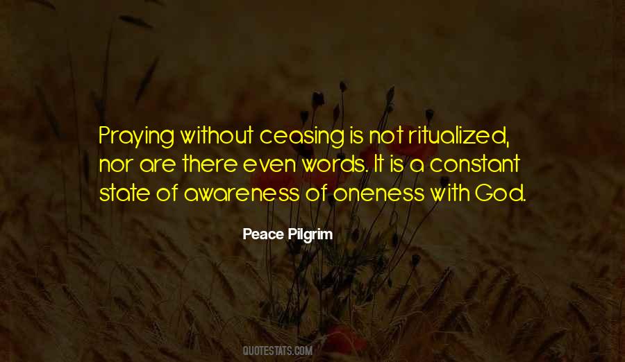 Awareness Of God Quotes #1162868