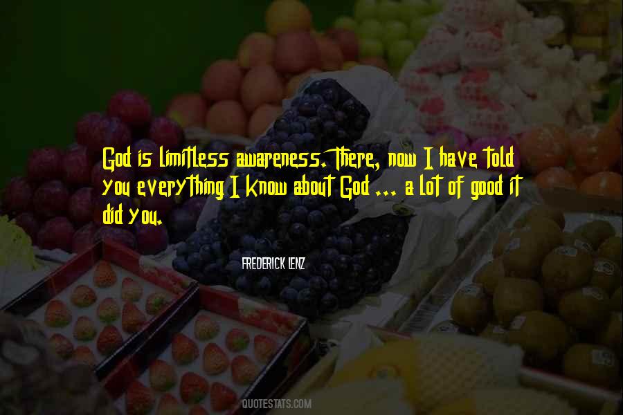 Awareness Of God Quotes #1554280