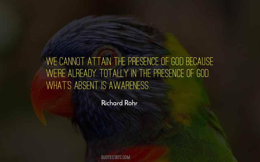 Awareness Of God Quotes #836866