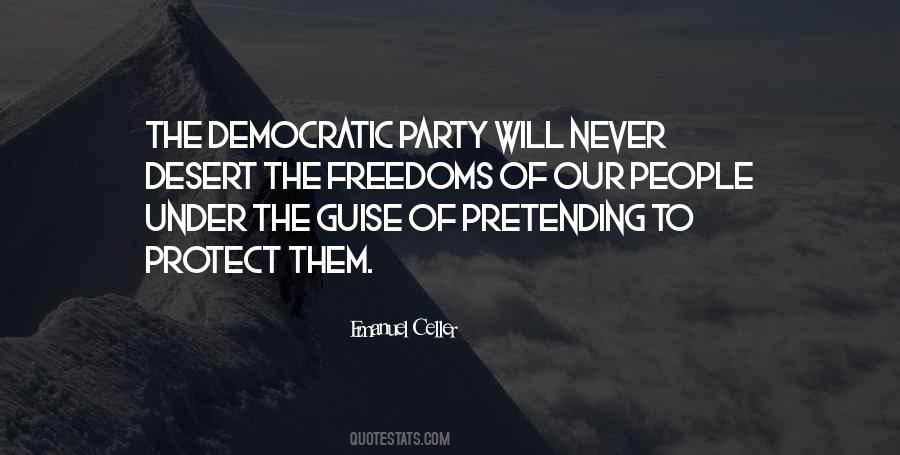 Under Democratic Quotes #1786991