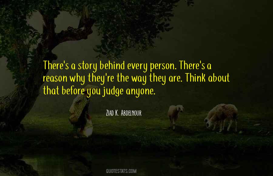 Before You Judge Quotes #795983