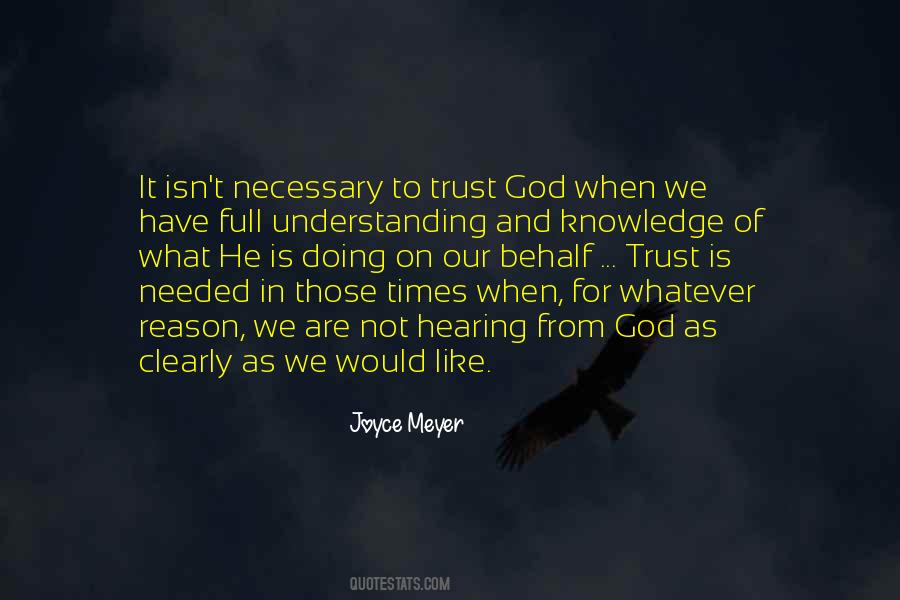 Trust From God Quotes #897372