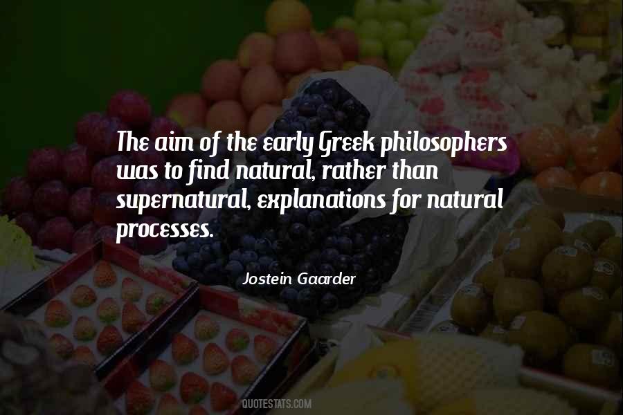 Natural Processes Quotes #962586