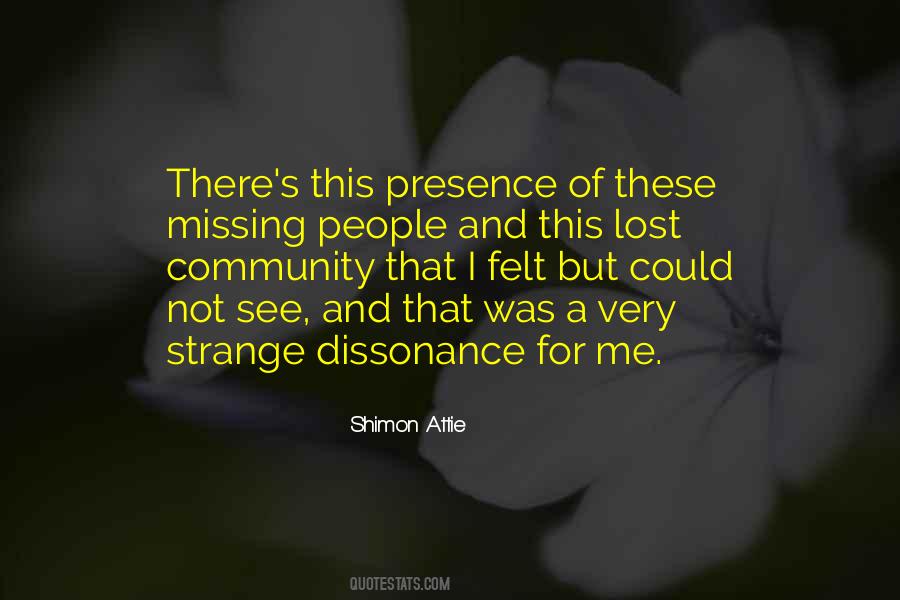 Quotes About Missing People #1078062
