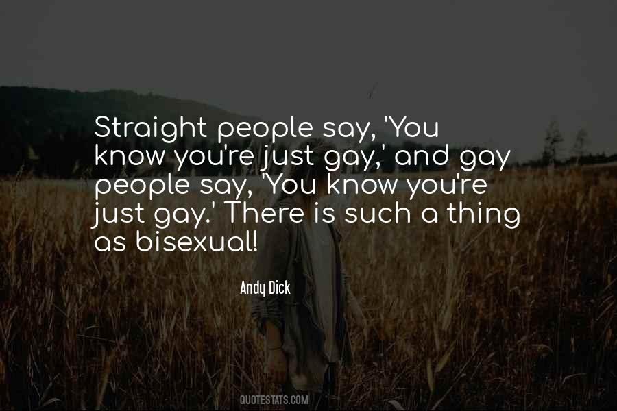 Straight People Quotes #1538284