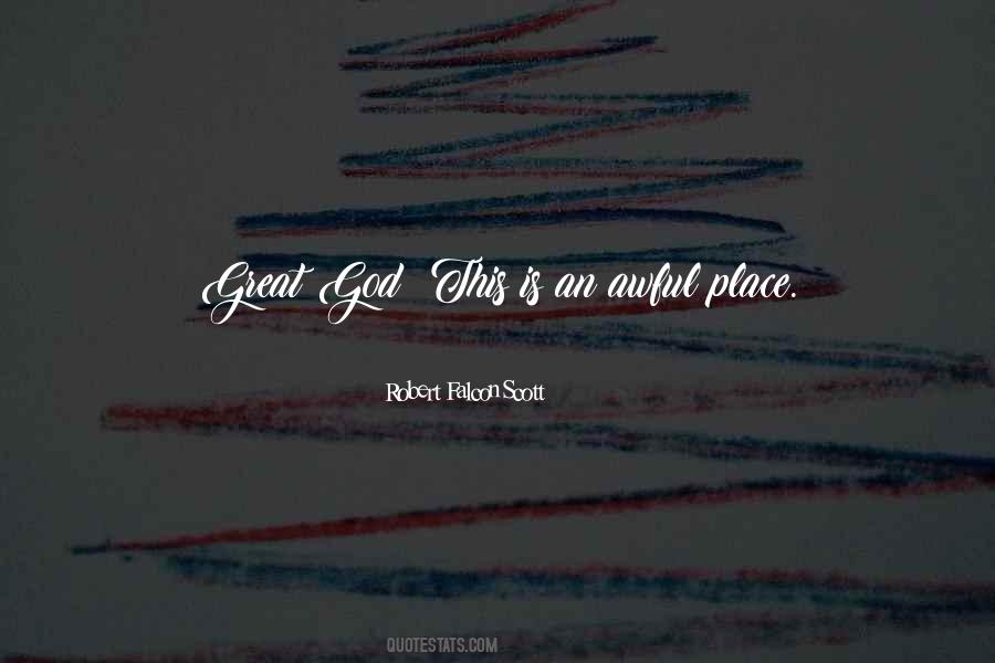 Awful God Quotes #708845